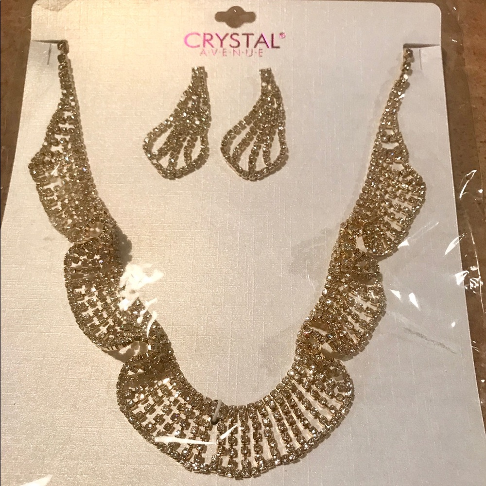 Crystal Avenues Rhinestone Jewelry Set - Picture 3 of 3
